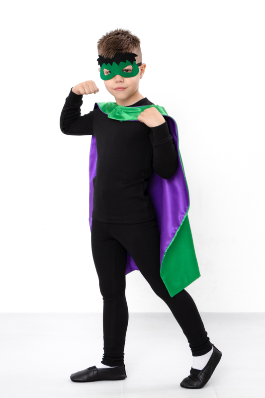 Маскарадний плащ із маскою "Супергерої"